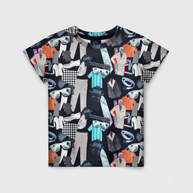 Детская футболка 3D с принтом СтиЛьная Одежда в Петрозаводске, 100% гипоаллергенный полиэфир | прямой крой, круглый вырез горловины, длина до линии бедер, чуть спущенное плечо, ткань немного тянется | мода | мужчины | очки | паттерн | стиль