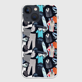 Чехол для iPhone 13 mini с принтом СтиЛьная Одежда в Петрозаводске,  |  | мода | мужчины | очки | паттерн | стиль