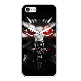 Чехол для iPhone 5/5S матовый с принтом THE WITCHER LOGO в Петрозаводске, Силикон | Область печати: задняя сторона чехла, без боковых панелей | logo | the witcher | ведьмак | зе витчер | игра | компьютерная игра | лого | логотип