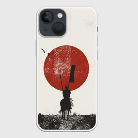 Чехол для iPhone 13 mini с принтом Самурай на коне в Петрозаводске,  |  | samurai | буси | воин | конь | самурай | философия | япония