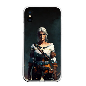 Чехол для iPhone XS Max матовый с принтом THE WITCHER CIRI в Петрозаводске, Силикон | Область печати: задняя сторона чехла, без боковых панелей | the witcher | ведьмак | зе витчер | игра | компьютерная игра