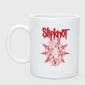 Кружка керамическая с принтом Slipknot 