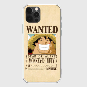 Чехол для iPhone 12 Pro с принтом WANTED Monkey D. Luffy в Петрозаводске, силикон | область печати: задняя сторона чехла, без боковых панелей | Тематика изображения на принте: anime | manga | monkey d. luffy | one piece | аниме | большой куш | ван пис | вон пис | гол д. роджер | кайдо | король пиратов | луфи | луффи | манга | манки д. луффи | нами | нико робин | пират | портгас д. эйс | ророноа зоро