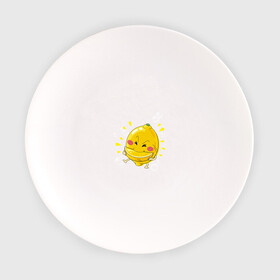 Тарелка с принтом Лимон каннибал  в Петрозаводске, фарфор | диаметр - 210 мм
диаметр для нанесения принта - 120 мм | долька | кислый | лимон | лицо | фрукт | фрукты