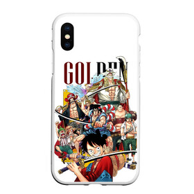 Чехол для iPhone XS Max матовый с принтом Пираты One Piece. Большой куш в Петрозаводске, Силикон | Область печати: задняя сторона чехла, без боковых панелей | anime | manga | monkey d. luffy | one piece | аниме | большой куш | бэгги | ван пис | вон пис | джоз | кодзуки оден | король пиратов | красноволосый шанкс | луфи | луффи | манга | манки д. луффи | марко | пират