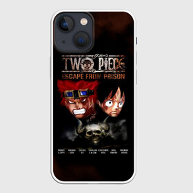 Чехол для iPhone 13 mini с принтом Two Piece. ESCAPE FROM PRISON в Петрозаводске,  |  | anime | manga | monkey d. luffy | one piece | аниме | арудж | бейзил хокинс | большой куш | ван пис | вон пис | луфи | луффи | манга | манки д. луффи | пират | ророноа зоро | скретчмен апу | соломенная шляпа