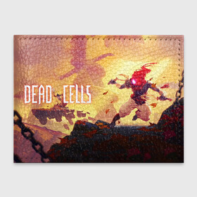 Обложка для студенческого билета с принтом Dead Cells ГГ в Петрозаводске, натуральная кожа | Размер: 11*8 см; Печать на всей внешней стороне | cell | cells | dead | dead cells | game | gamer | games | metroidvania | roguelike | игра | игры