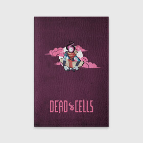 Обложка для паспорта матовая кожа с принтом Dead Cells Pink в Петрозаводске, натуральная матовая кожа | размер 19,3 х 13,7 см; прозрачные пластиковые крепления | Тематика изображения на принте: cell | cells | dead | dead cells | game | gamer | games | metroidvania | roguelike | игра | игры