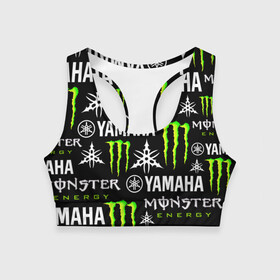 Женский спортивный топ 3D с принтом YAMAHA X MONSTER / SPORT в Петрозаводске, 82% полиэстер, 18% спандекс Ткань безопасна для здоровья, позволяет коже дышать, не мнется и не растягивается |  | monster energy | motorcycle | yamaha | yzf r6 | байк | байкер | зеленый | монстер | мотоспорт | мототехника | мотоцикл | мотоциклист | скутер | энергетик. | ямаха