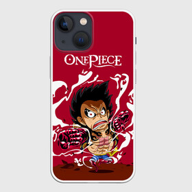 Чехол для iPhone 13 mini с принтом One Piece. Луффи в ярости в Петрозаводске,  |  | anime | manga | monkey d. luffy | one piece | аниме | большой куш | ван пис | вон пис | капитан | король пиратов | луси | луфи | луффи | луффи но уми | луффи таро | манга | манки д. луффи | мугивара | пират | пятый император