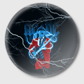 Значок с принтом AC/DC (Z) в Петрозаводске,  металл | круглая форма, металлическая застежка в виде булавки | ac dc | acdc | rock | ангус янг | ас дс | асдс | блюз рок | крис слэйд | музыка | рок | рок н ролл | стиви янг | хард рок | эй си ди си | эксл роуз