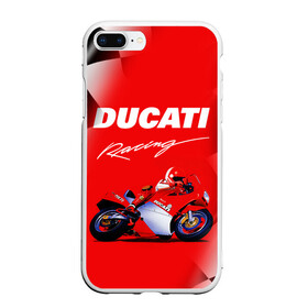 Чехол для iPhone 7Plus/8 Plus матовый с принтом DUCATI / ДУКАТИ / RACING в Петрозаводске, Силикон | Область печати: задняя сторона чехла, без боковых панелей | ducati | motorcycle | motosport | racing | speed | sport | байк. | гонки | двигатель | дукати | мото | мотокросс | мотоспорт | мототриал | мотоцикл | скорость | спорт