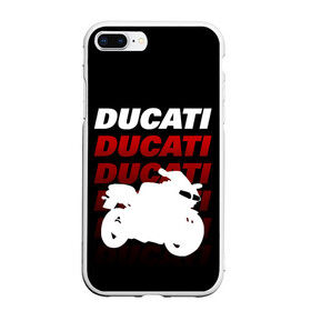 Чехол для iPhone 7Plus/8 Plus матовый с принтом DUCATI / ДУКАТИ / SPORT в Петрозаводске, Силикон | Область печати: задняя сторона чехла, без боковых панелей | ducati | motorcycle | motosport | racing | speed | sport | байк. | гонки | двигатель | дукати | мото | мотокросс | мотоспорт | мототриал | мотоцикл | скорость | спорт