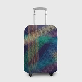 Чехол для чемодана 3D с принтом разноцветная в Петрозаводске, 86% полиэфир, 14% спандекс | двустороннее нанесение принта, прорези для ручек и колес | необычная | оригинально | разноцветная | след от покрышек