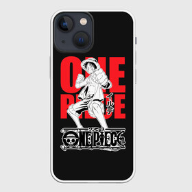 Чехол для iPhone 13 mini с принтом One Piece Luffy в Петрозаводске,  |  | anime | one piece | аниме | анимэ | большой куш | ван пис | король пиратов | луффи | пират | пираты | пираты соломенной шляпы | эйтиро одо