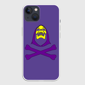 Чехол для iPhone 13 с принтом Skeletor | Скелетор (2) в Петрозаводске,  |  | grayskull | he man | skeletor | властелины вселенной | персонажи | скелет | скелетор