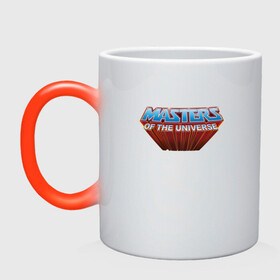 Кружка хамелеон с принтом Masters of the Universe Logo | Властелины вселенной Лого (Z) в Петрозаводске, керамика | меняет цвет при нагревании, емкость 330 мл | he man | logo | masters of the universe | she ra | властелины вселенной | логип | лого | мульт | мультфильм