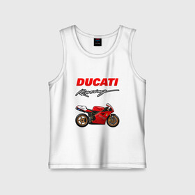 Детская майка хлопок с принтом DUCATI / ДУКАТИ / MOTOSPORT в Петрозаводске,  |  | ducati | motorcycle | motosport | racing | speed | sport | байк. | гонки | двигатель | дукати | мото | мотокросс | мотоспорт | мототриал | мотоцикл | скорость | спорт