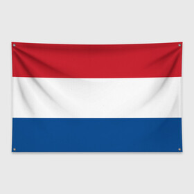 Флаг-баннер с принтом Нидерланды (Голландия) Флаг в Петрозаводске, 100% полиэстер | размер 67 х 109 см, плотность ткани — 95 г/м2; по краям флага есть четыре люверса для крепления | голандия | голландия | голландия герб | голландия флаг | недерланды | недирланды | нидерланды | нидерланды герб | нидерланды флаг | нидирланды | флаг | флаг голландии | флаг нидерландов