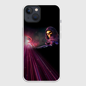 Чехол для iPhone 13 с принтом СКЕЛЕТОР | SKELETOR (Z) в Петрозаводске,  |  | he man | logo | masters of the universe | she ra | skeletor | властелины вселенной | логип | лого | мульт | мультфильм | скелетор