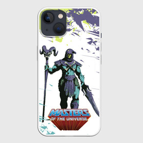 Чехол для iPhone 13 с принтом SKELETOR | СКЕЛЕТОР (Z) в Петрозаводске,  |  | he man | logo | masters of the universe | she ra | skeletor | властелины вселенной | логип | лого | мульт | мультфильм | скелетор