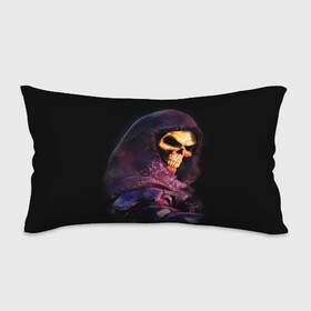 Подушка 3D антистресс с принтом Skeletor | Masters of the Universe (+спина)  (Z) в Петрозаводске, наволочка — 100% полиэстер, наполнитель — вспененный полистирол | состоит из подушки и наволочки на молнии | Тематика изображения на принте: he man | logo | masters of the universe | she ra | skeletor | властелины вселенной | логип | лого | мульт | мультфильм | скелетор