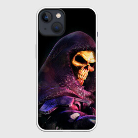 Чехол для iPhone 13 с принтом Skeletor | Masters of the Universe (+спина)  (Z) в Петрозаводске,  |  | he man | logo | masters of the universe | she ra | skeletor | властелины вселенной | логип | лого | мульт | мультфильм | скелетор