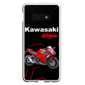 Чехол для Samsung S10E с принтом KAWASAKI NINJA /  КАВАСАКИ в Петрозаводске, Силикон | Область печати: задняя сторона чехла, без боковых панелей | kawasaki | motorcycle | motosport | ninja | racing | speed | sport | байк | гонки | двигатель | кавасаки | мото | мотокросс | мотоспорт | мототриал | мотоцикл | нинзя. | скорость | спорт