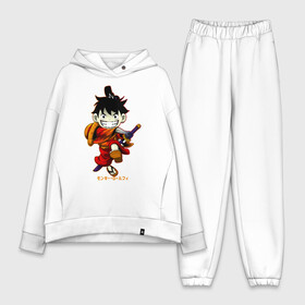 Женский костюм хлопок Oversize с принтом Monkey D. Luffy One Piece в Петрозаводске,  |  | anime | manga | monkey d. luffy | one piece | аниме | большой куш | ван пис | вон пис | капитан | король пиратов | луси | луфи | луффи | луффи но уми | луффи таро | манга | манки д. луффи | мугивара | пират | пятый император