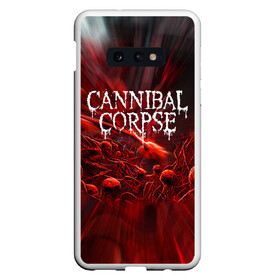 Чехол для Samsung S10E с принтом Blood Cannibal Corpse | Труп Каннибала (Z) в Петрозаводске, Силикон | Область печати: задняя сторона чехла, без боковых панелей | cannibal | cannibal corpse | corpse | death metal | deathgrind | алекс уэбстер | брутальный дэт метал | дэт метал | дэтграйнд | пол мазуркевич | роб барретт | труп каннибала