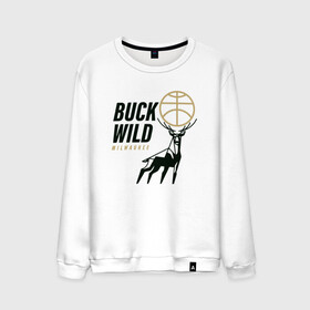 Мужской свитшот хлопок с принтом Buck Wild в Петрозаводске, 100% хлопок |  | antetokounmpo | basketball | bucks | giannis | milwaukee | mvp | nba | sport | streetball | адетокумбо | бакс | баскетбол | игра | милуоки | мяч | нба | олень | спорт | стритбол | тренер | чемпион | янис