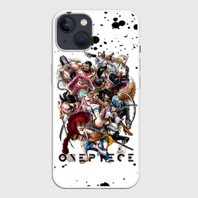 Чехол для iPhone 13 с принтом Пираты One Piece. Большой куш в Петрозаводске,  |  | anime | manga | monkey d. luffy | one piece | аниме | бейзил хокинс | большой куш | ван пис | вон пис | капоне бэдж | король пиратов | луфи | луффи | манга | манки д. луффи | пират | ророноа зоро | скретчмен апу