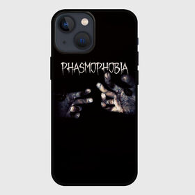 Чехол для iPhone 13 mini с принтом Phasmophobia в Петрозаводске,  |  | horror | phasmophobia | игра | пхасмафобия | пхасмофобия | руки | фазмофобия | фасмофобия | хоррор