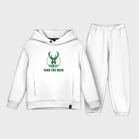 Детский костюм хлопок Oversize с принтом Fear The Deer в Петрозаводске,  |  | antetokounmpo | basketball | bucks | giannis | milwaukee | mvp | nba | sport | streetball | адетокумбо | бакс | баскетбол | игра | милуоки | мяч | нба | олень | спорт | стритбол | тренер | чемпион | янис