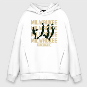 Мужское худи Oversize хлопок с принтом Milwaukee Basketball в Петрозаводске, френч-терри — 70% хлопок, 30% полиэстер. Мягкий теплый начес внутри —100% хлопок | боковые карманы, эластичные манжеты и нижняя кромка, капюшон на магнитной кнопке | antetokounmpo | basketball | bucks | giannis | milwaukee | mvp | nba | sport | streetball | адетокумбо | бакс | баскетбол | игра | милуоки | мяч | нба | олень | спорт | стритбол | тренер | чемпион | янис