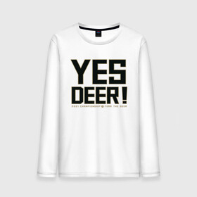 Мужской лонгслив хлопок с принтом Yes Deer! в Петрозаводске, 100% хлопок |  | Тематика изображения на принте: antetokounmpo | basketball | bucks | giannis | milwaukee | mvp | nba | sport | streetball | адетокумбо | бакс | баскетбол | игра | милуоки | мяч | нба | олень | спорт | стритбол | тренер | чемпион | янис