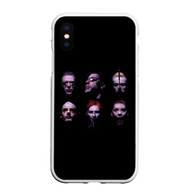 Чехол для iPhone XS Max матовый с принтом Rammstein horror в Петрозаводске, Силикон | Область печати: задняя сторона чехла, без боковых панелей | alternative | metall | music | rammstein | rock | альтернатива | кристиан лоренц | кристоф шнайдер | металл | музыка | оливер ридель | пауль ландерс | раммштайн | рамштайн | рамштэйн | рихард круспе | рок