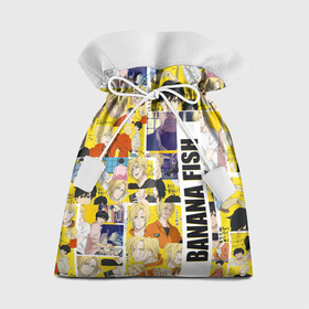Подарочный 3D мешок с принтом Banana Fish в Петрозаводске, 100% полиэстер | Размер: 29*39 см | anime | banana fish | аниме | банана фиш | банановая рыба | комиксы | манга | приключения | эйдзи окумура | эш линкс