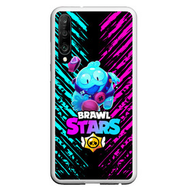 Чехол для Honor P30 с принтом BRAWL STARS SQUEAK: СКВИК. в Петрозаводске, Силикон | Область печати: задняя сторона чехла, без боковых панелей | brawl stars | leon | sally leon | shark | werewolf leon | акула | бравл старс | оборотень | сквик squeak