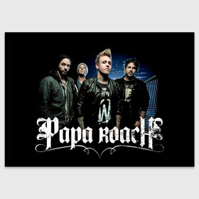 Поздравительная открытка с принтом Papa Roach band в Петрозаводске, 100% бумага | плотность бумаги 280 г/м2, матовая, на обратной стороне линовка и место для марки
 | Тематика изображения на принте: alternative | metall | music | papa roach | rock | альтернатива | джекоби шэддикс | джерри хортон | дэйв бакнер | металл | музыка | папа роач | папа роуч | папа таракан | рок | тобин эсперанс | тони палермо