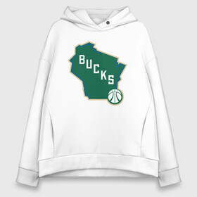 Женское худи Oversize хлопок с принтом Bucks Map в Петрозаводске, френч-терри — 70% хлопок, 30% полиэстер. Мягкий теплый начес внутри —100% хлопок | боковые карманы, эластичные манжеты и нижняя кромка, капюшон на магнитной кнопке | antetokounmpo | basketball | bucks | giannis | milwaukee | mvp | nba | sport | streetball | адетокумбо | бакс | баскетбол | игра | милуоки | мяч | нба | олень | спорт | стритбол | тренер | чемпион | янис