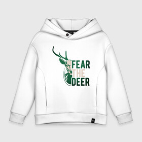 Детское худи Oversize хлопок с принтом Fear The Deer в Петрозаводске, френч-терри — 70% хлопок, 30% полиэстер. Мягкий теплый начес внутри —100% хлопок | боковые карманы, эластичные манжеты и нижняя кромка, капюшон на магнитной кнопке | Тематика изображения на принте: antetokounmpo | basketball | bucks | giannis | milwaukee | mvp | nba | sport | streetball | адетокумбо | бакс | баскетбол | игра | милуоки | мяч | нба | олень | спорт | стритбол | тренер | чемпион | янис