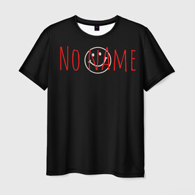 Мужская футболка 3D с принтом NO NAME  в Петрозаводске, 100% полиэфир | прямой крой, круглый вырез горловины, длина до линии бедер | Тематика изображения на принте: музыка | ноунейм | рэп | смайлики | смех | стильные | тренды | улыбка
