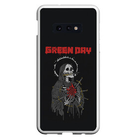 Чехол для Samsung S10E с принтом GreenDay | ГринДей | Poster (Z) в Петрозаводске, Силикон | Область печати: задняя сторона чехла, без боковых панелей | Тематика изображения на принте: billie joe armstrong | greenday | rock | альтернативный | билли джо армстронг | гриндей | зеленый день | майк дёрнт | музыка | панк рок | поп панк | рок | тре кул