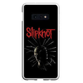 Чехол для Samsung S10E с принтом CRAIG JONES | SLIPKNOT (Z) в Петрозаводске, Силикон | Область печати: задняя сторона чехла, без боковых панелей | craig michael jones | rock | slipknot | крэг джонс | петля | рок | скользящий узел | слипкнот | тяжелый рок | удавка