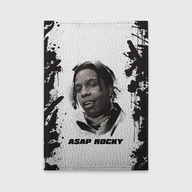 Обложка для автодокументов с принтом АСАП | ASAP ROCKY (Z) в Петрозаводске, натуральная кожа |  размер 19,9*13 см; внутри 4 больших “конверта” для документов и один маленький отдел — туда идеально встанут права | america | asap | asap rocky | black rap | music | rap | raper | testing | usa | америка | асап | асап роки | зарубежная музыка | музыка | музыкант | реп | репер | сша | тестин | черный реп