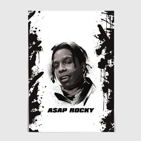 Постер с принтом АСАП | ASAP ROCKY (Z) в Петрозаводске, 100% бумага
 | бумага, плотность 150 мг. Матовая, но за счет высокого коэффициента гладкости имеет небольшой блеск и дает на свету блики, но в отличии от глянцевой бумаги не покрыта лаком | america | asap | asap rocky | black rap | music | rap | raper | testing | usa | америка | асап | асап роки | зарубежная музыка | музыка | музыкант | реп | репер | сша | тестин | черный реп