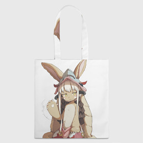 Шоппер 3D с принтом Nanachi в Петрозаводске, 100% полиэстер | Плотность: 200 г/м2; Размер: 34×35 см; Высота лямок: 30 см | anime | made in abyss | nanachi | reg | аниме | нанати | наначи | ражденный в бездне | рег