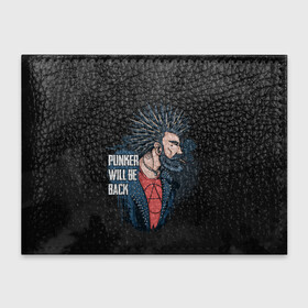 Обложка для студенческого билета с принтом Punker в Петрозаводске, натуральная кожа | Размер: 11*8 см; Печать на всей внешней стороне | Тематика изображения на принте: анархия | арт | графика | мужчина | панк | рок | рокер | человек