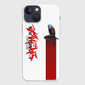 Чехол для iPhone 13 mini с принтом EVANGELION | ПИЛОТ EVA в Петрозаводске,  |  | anime | eva | evangelion | nerv | аниме | анимэ | ева | евангилион | нерв | роботы | рэй | япония